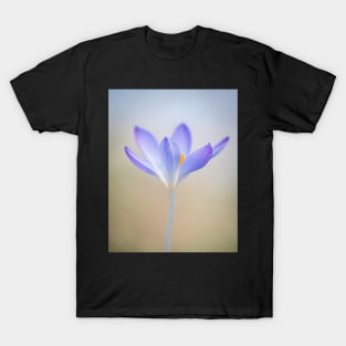 Purple Crocus with Soft Focus T-Shirt